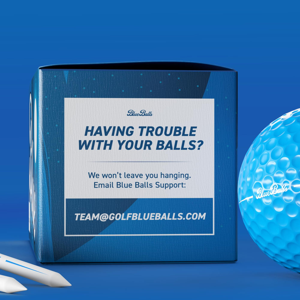 Blue Balls mid-motion lighting on impact showing activation benefit: instant visual feedback