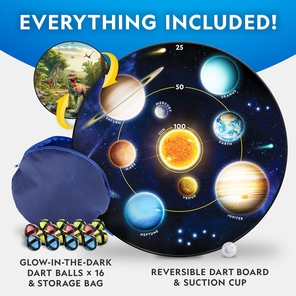 Blue Marble National Geographic board mounted with suction cup demonstrating effortless setup