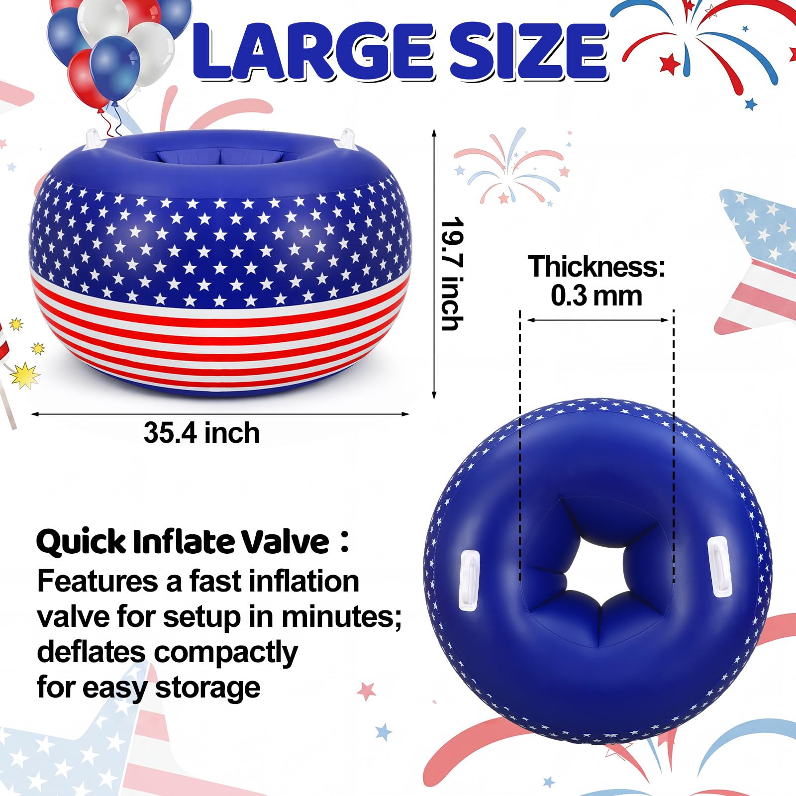 Blueweenly close-up of flag pattern PVC texture, highlights durable material
