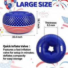 Blueweenly close-up of flag pattern PVC texture, highlights durable material