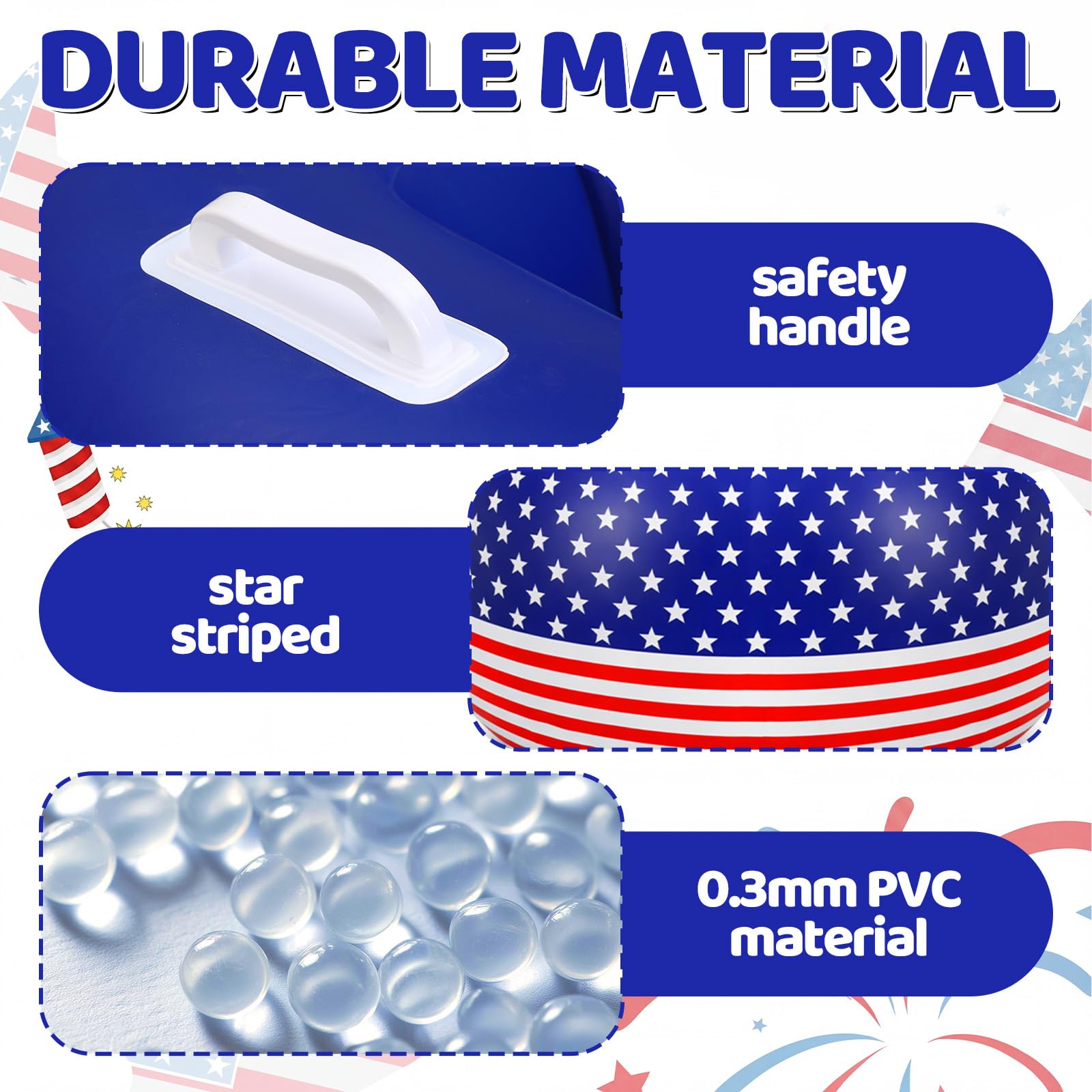 Blueweenly inflated side profile on grass, demonstrates comfortable adult fit