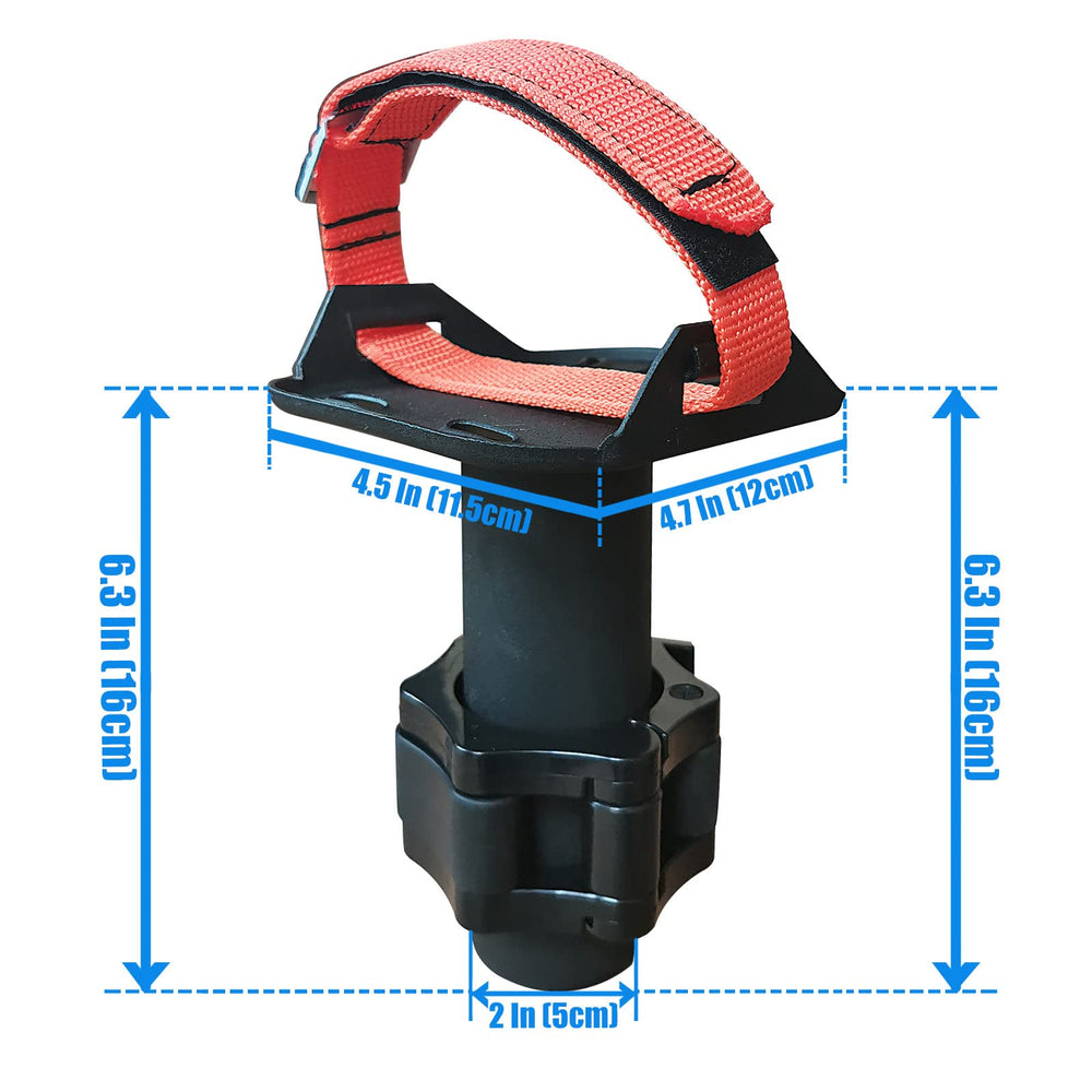 BLUSLM tib bar close-up of steel buckle demonstrating durability and safety