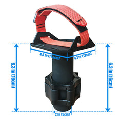 BLUSLM tib bar close-up of steel buckle demonstrating durability and safety