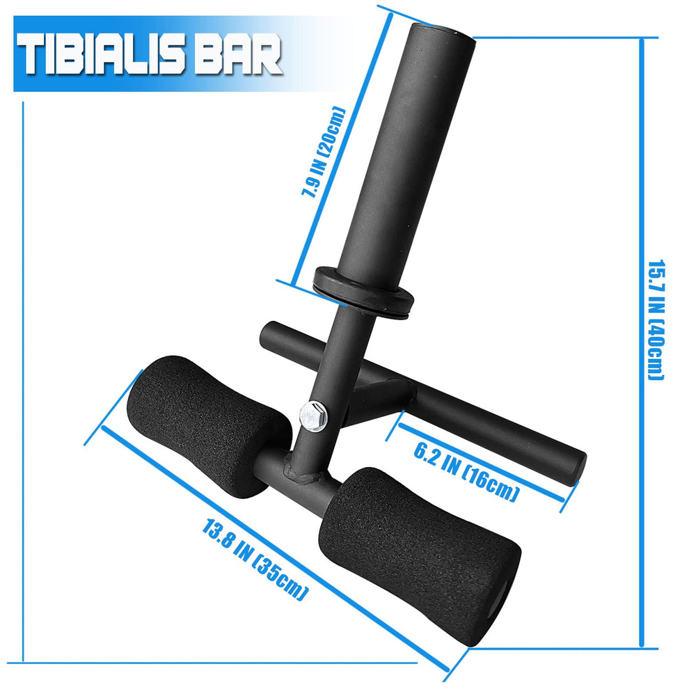 BLUSLM tib bar foam padding close-up demonstrating comfort and reduced shin pressure