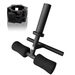 BLUSLM tib bar front view showing sturdy frame and foam padding for stable training