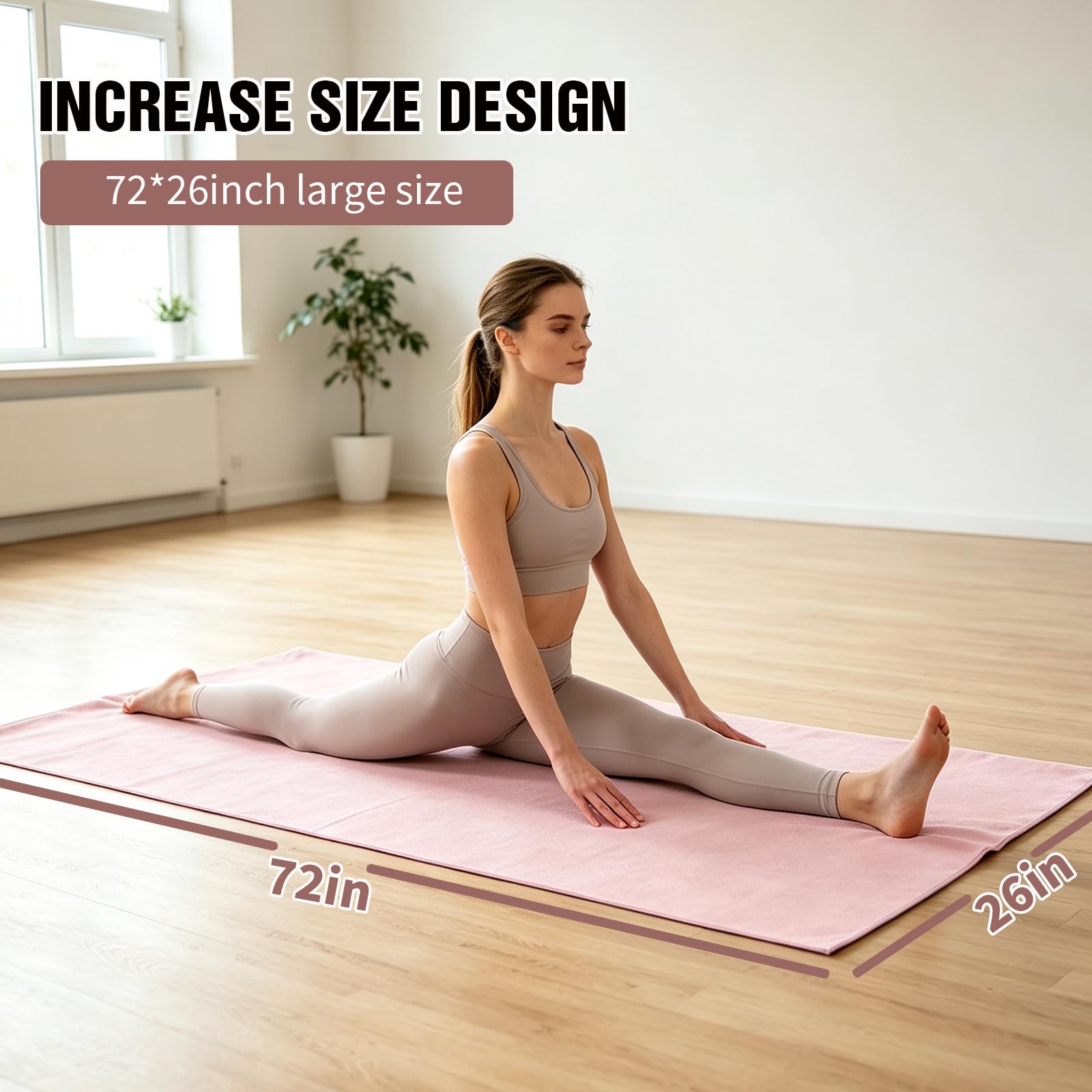 BLWBTDRA hand pressing towel to show instant sweat absorption and improved surface traction