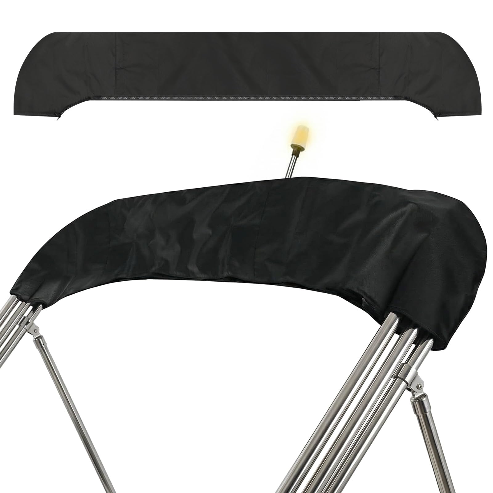 Boao front view of boot cover showing full-length protection and snug fit