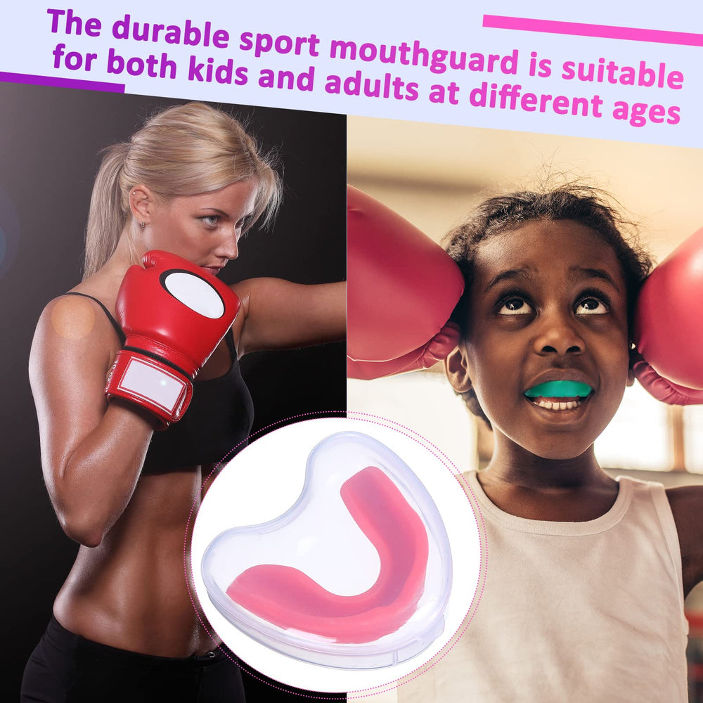Boao array of colorful mouth guards for quick player identification benefit