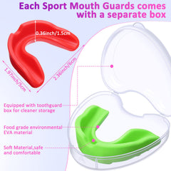 Boao mouth guard held in hand to show youth size and easy fit benefit