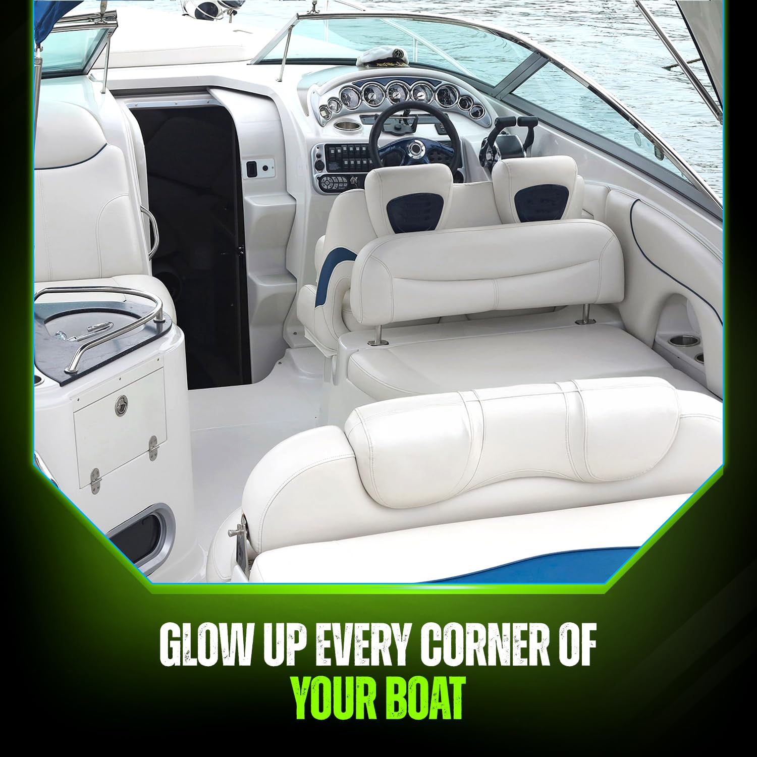 Boat Drip used on marine deck in lifestyle scene showing fresh scent and cleanliness