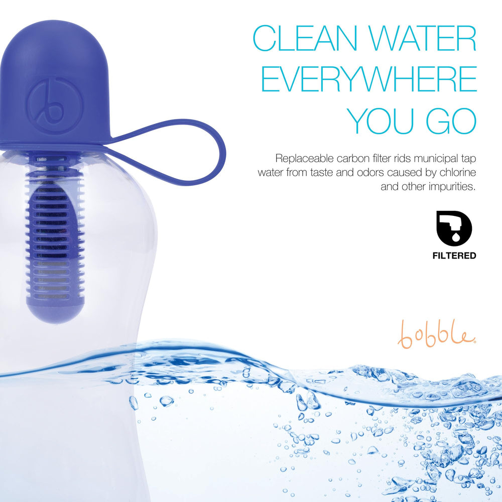 bobble side profile showing ergonomic curve and size, easy cup holder fit
