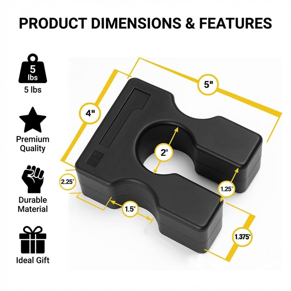Body-Solid WSA5 rubber coating close-up protecting plates and reducing noise