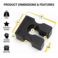 Body-Solid WSA5 rubber coating close-up protecting plates and reducing noise