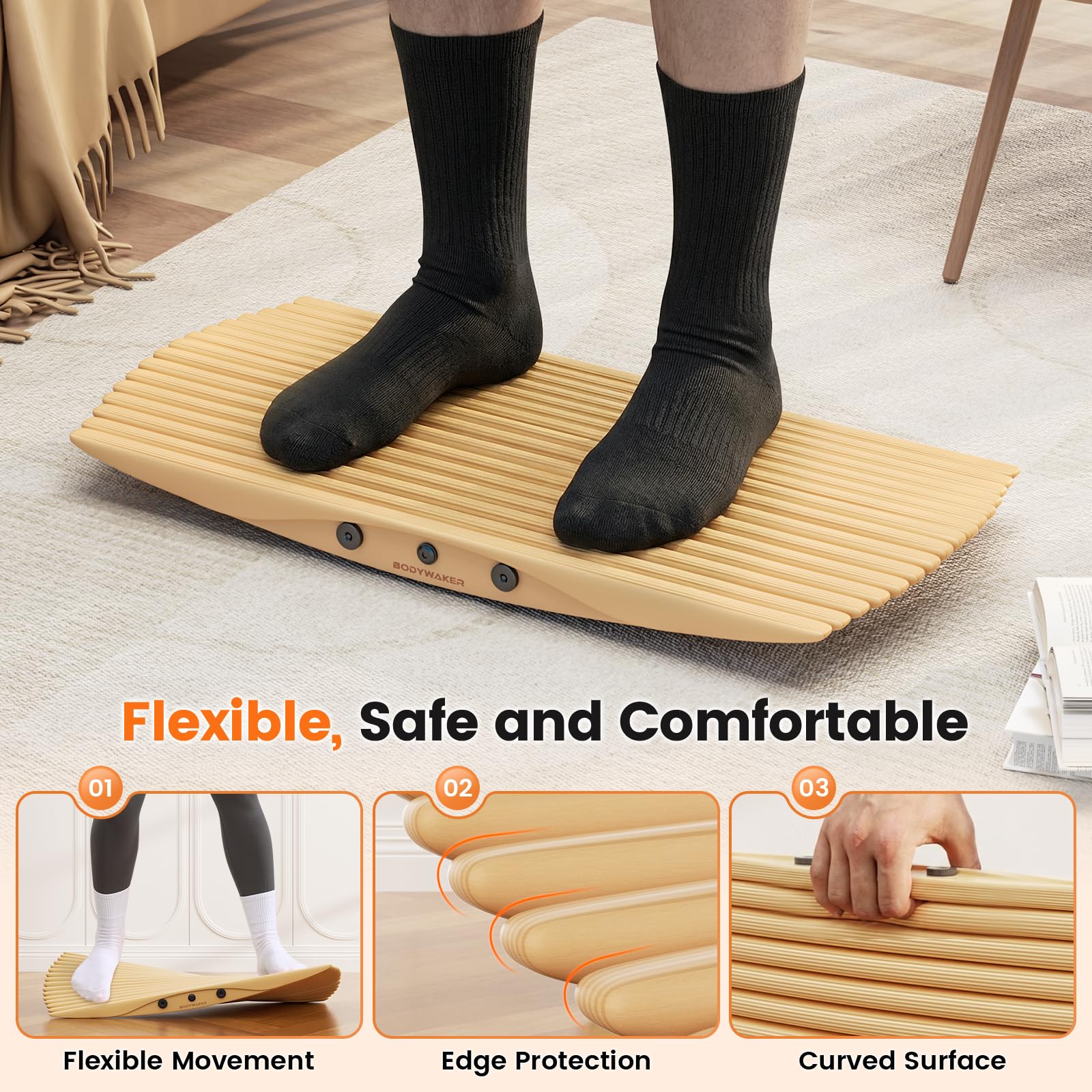 BODYWAKER single-leg balance demonstration improving ankle strength and stability