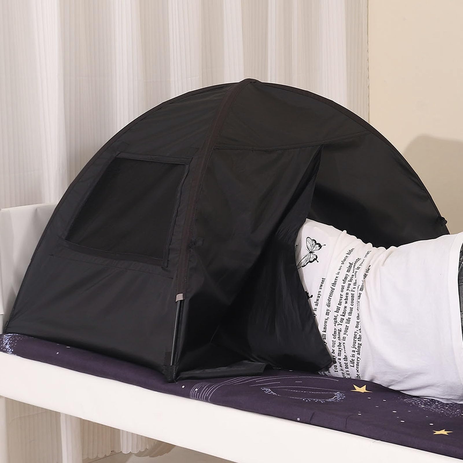 BOENBRO folded in storage bag for compact travel and quick setup convenience