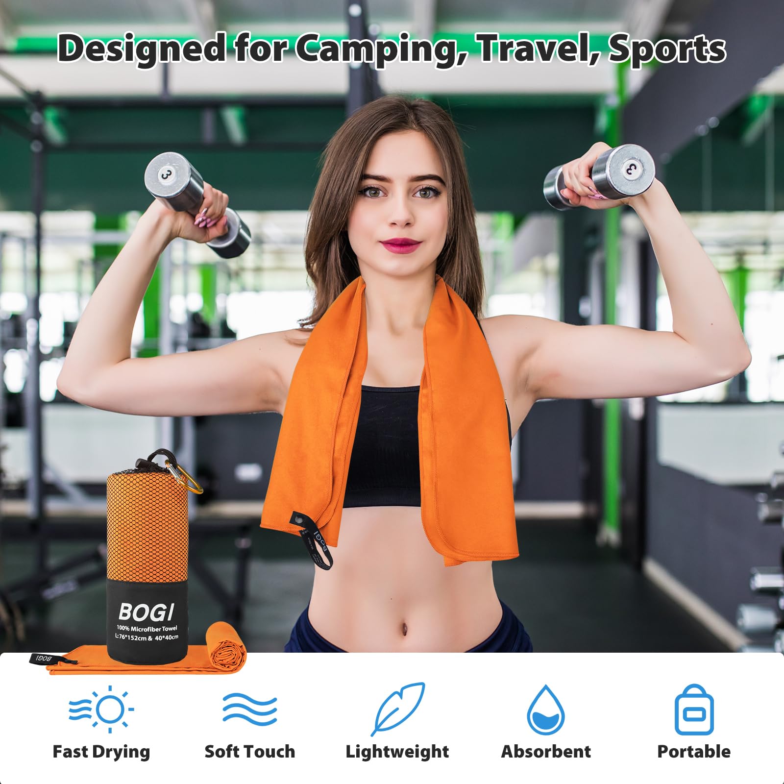 BOGI towel used as beach blanket offering large coverage outdoors