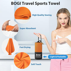 BOGI microfiber close-up showing soft texture for skin-friendly feel
