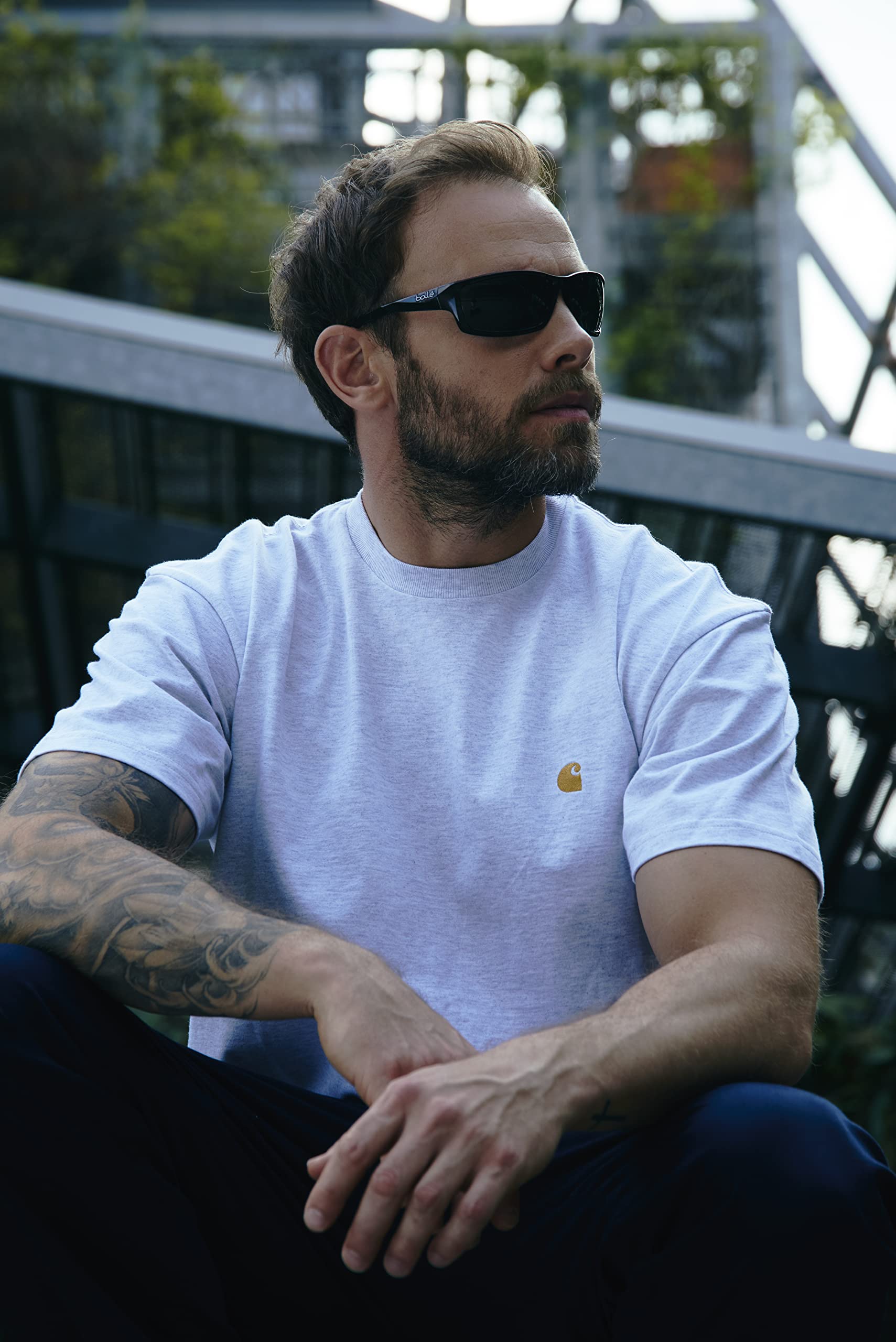 bollé CERBER worn by cyclist demonstrating stability and glare reduction benefit