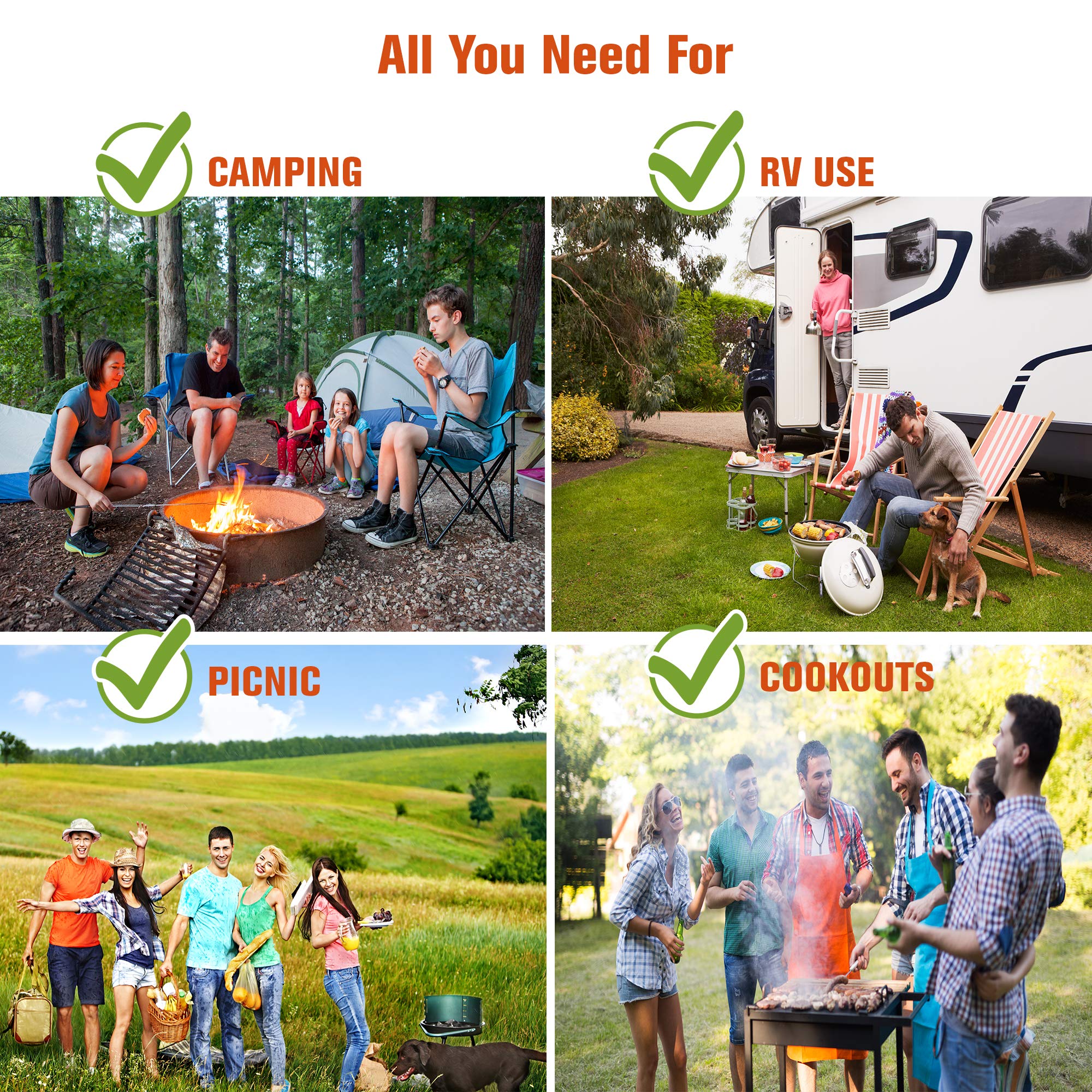BOMKI lifestyle scene cooking on beach to show outdoor convenience and versatility