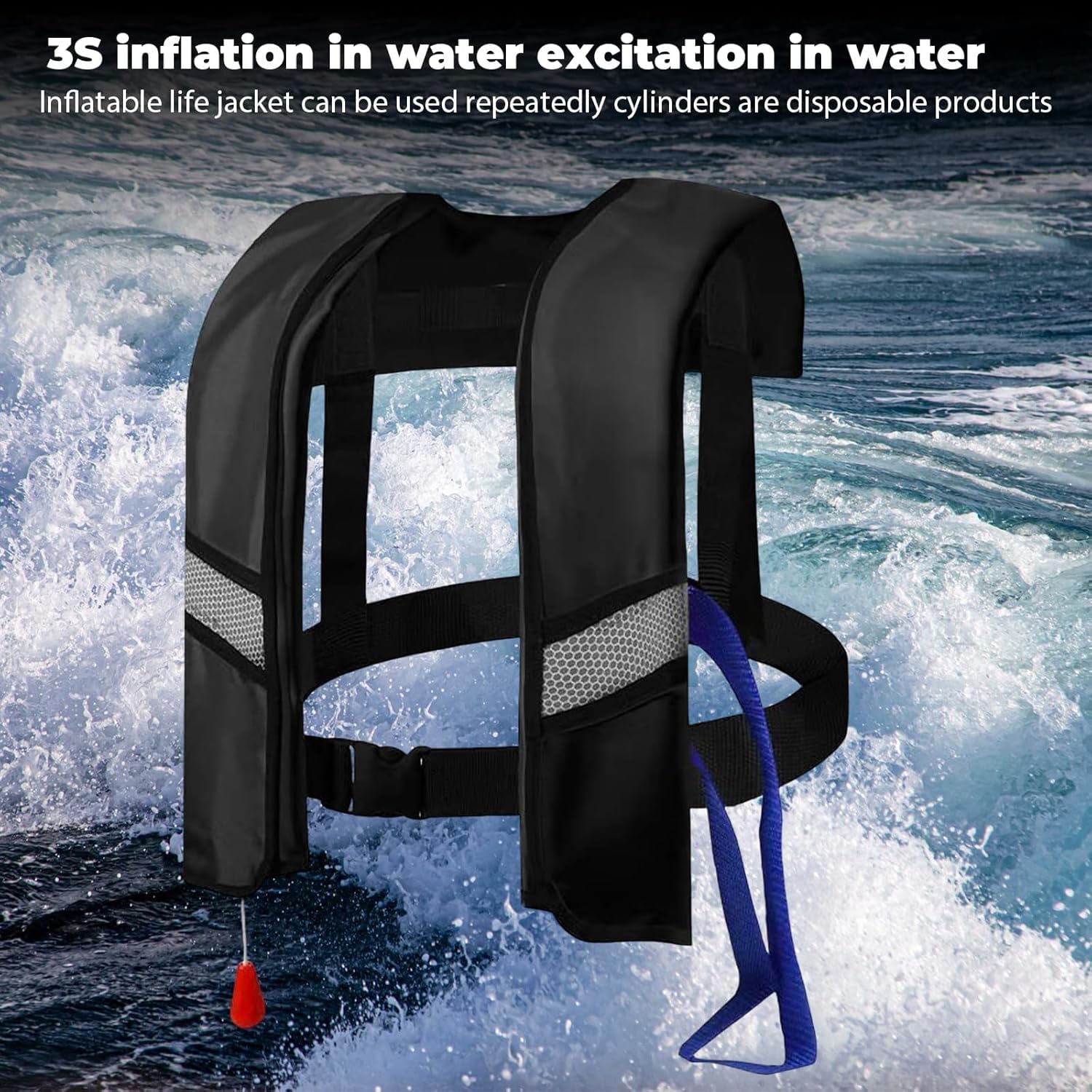 Bon amixyl extra inflation tube detail enabling manual buoyancy control