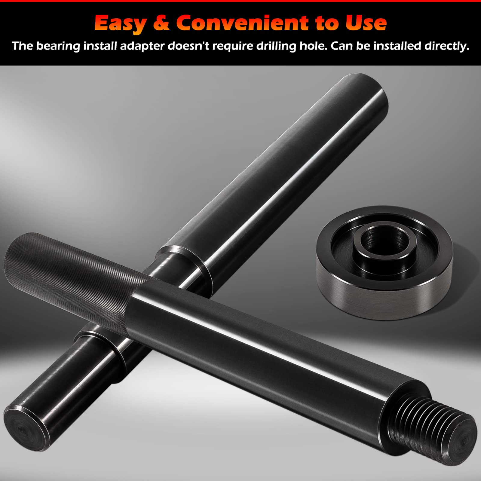 Bonbo seal detail showing install adapter seating the drive shaft seal cleanly