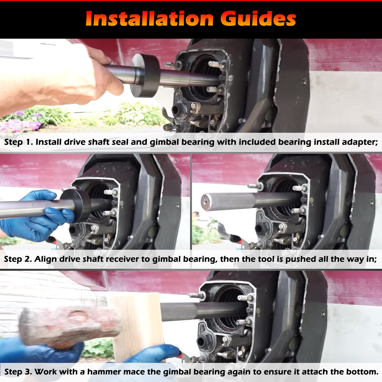 Bonbo tools layout showing full set arranged for quick parts selection