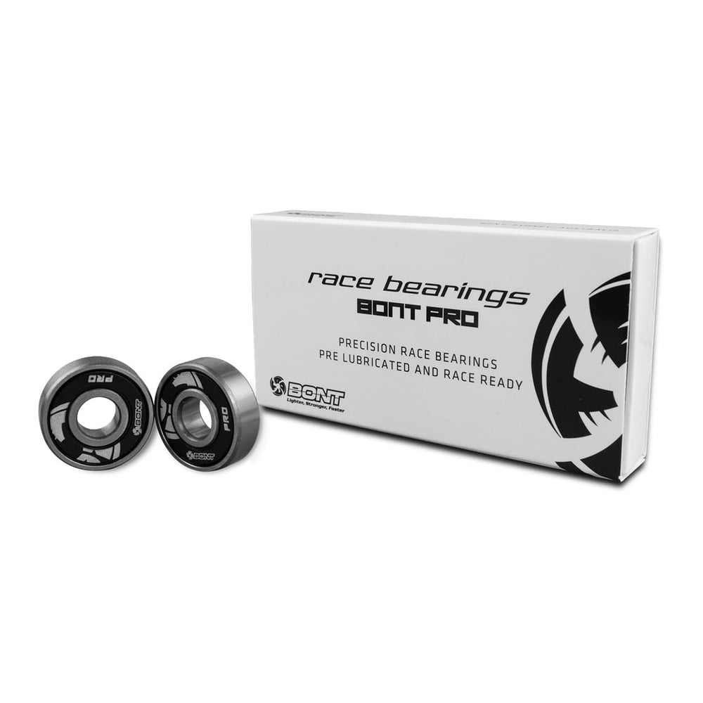 Bont front packaging showing 16 bearings and brand for quick identification