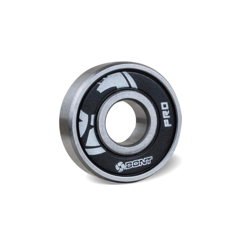 Bont bearing installed in wheel demonstrating compatibility and smoother roll