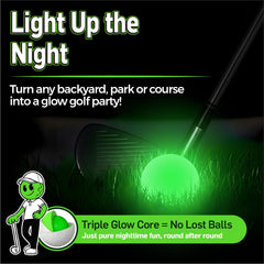 Boogeyman activated ball closeup glowing brightly for easy tracking