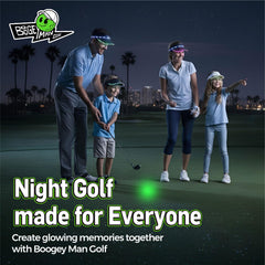 Boogeyman ball in play during night swing demonstrating visibility
