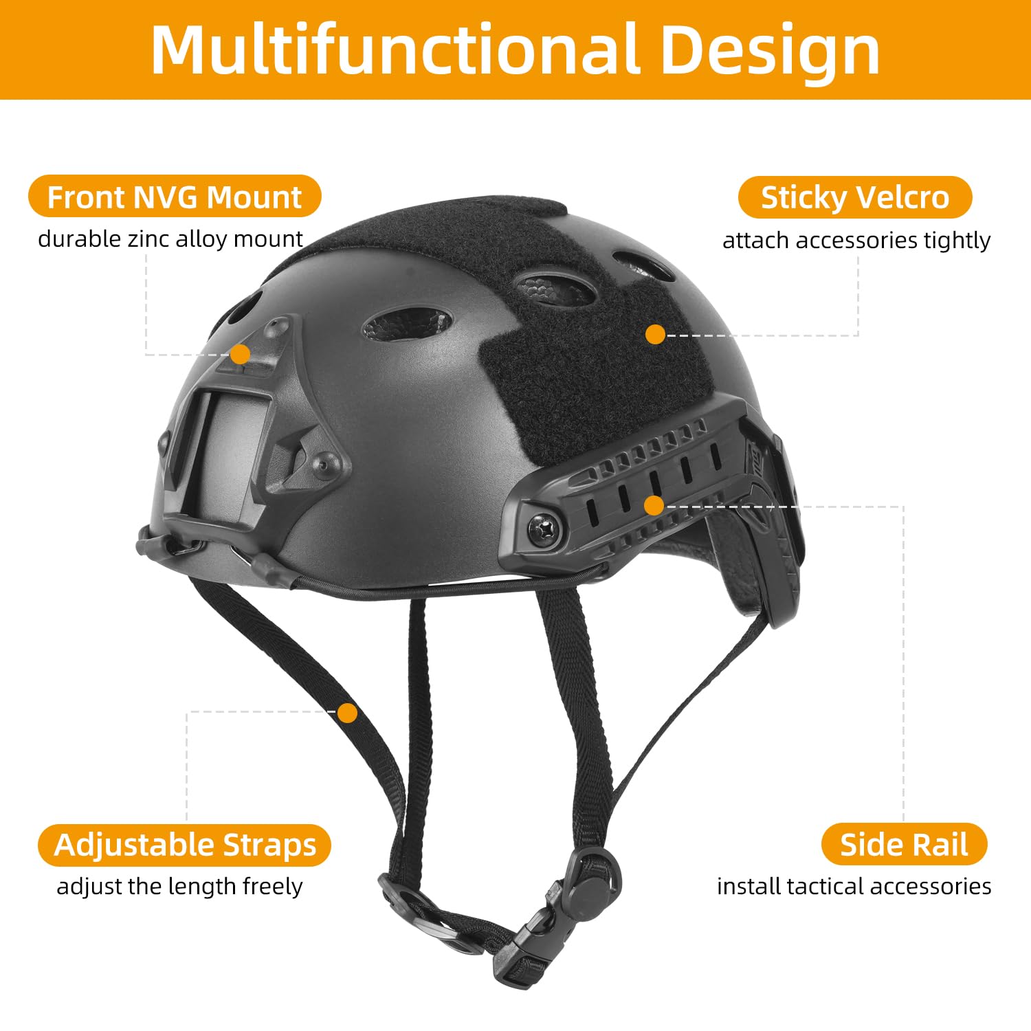booiu helmet lifestyle airsoft game image showing realistic field use benefit