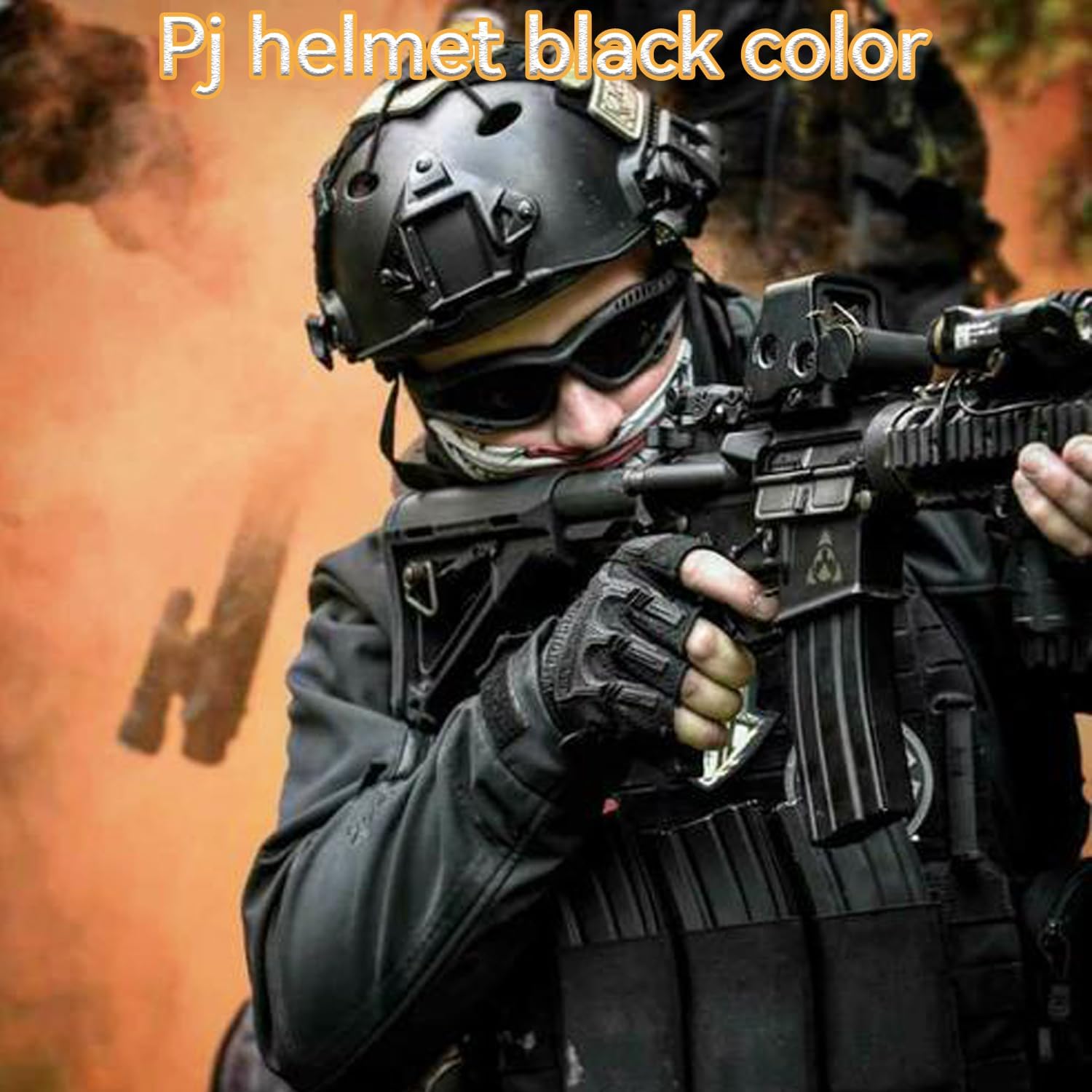 booiu helmet with accessories installed showing modular customization options