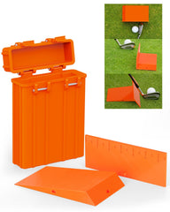 BoomBa front view of trainer showing wedge body and guide slot for immediate feedback