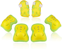 BOSONER front view of full knee elbow wrist protective set showing coverage and design benefit