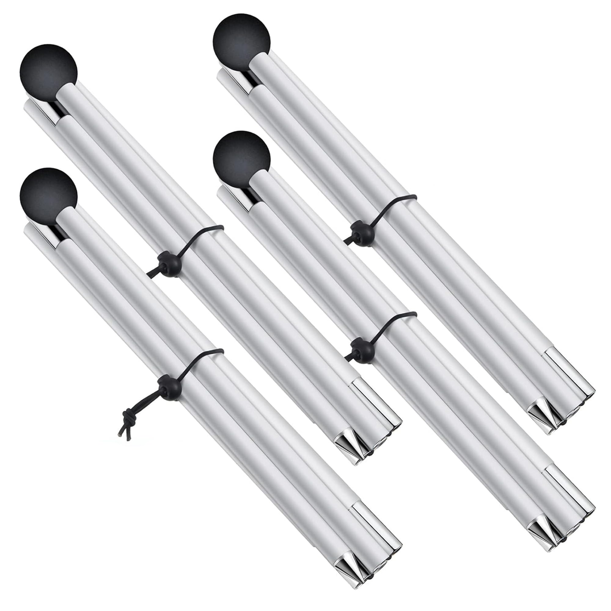 BOTINDO front view of two 6.5ft poles showing compact packaging and portability