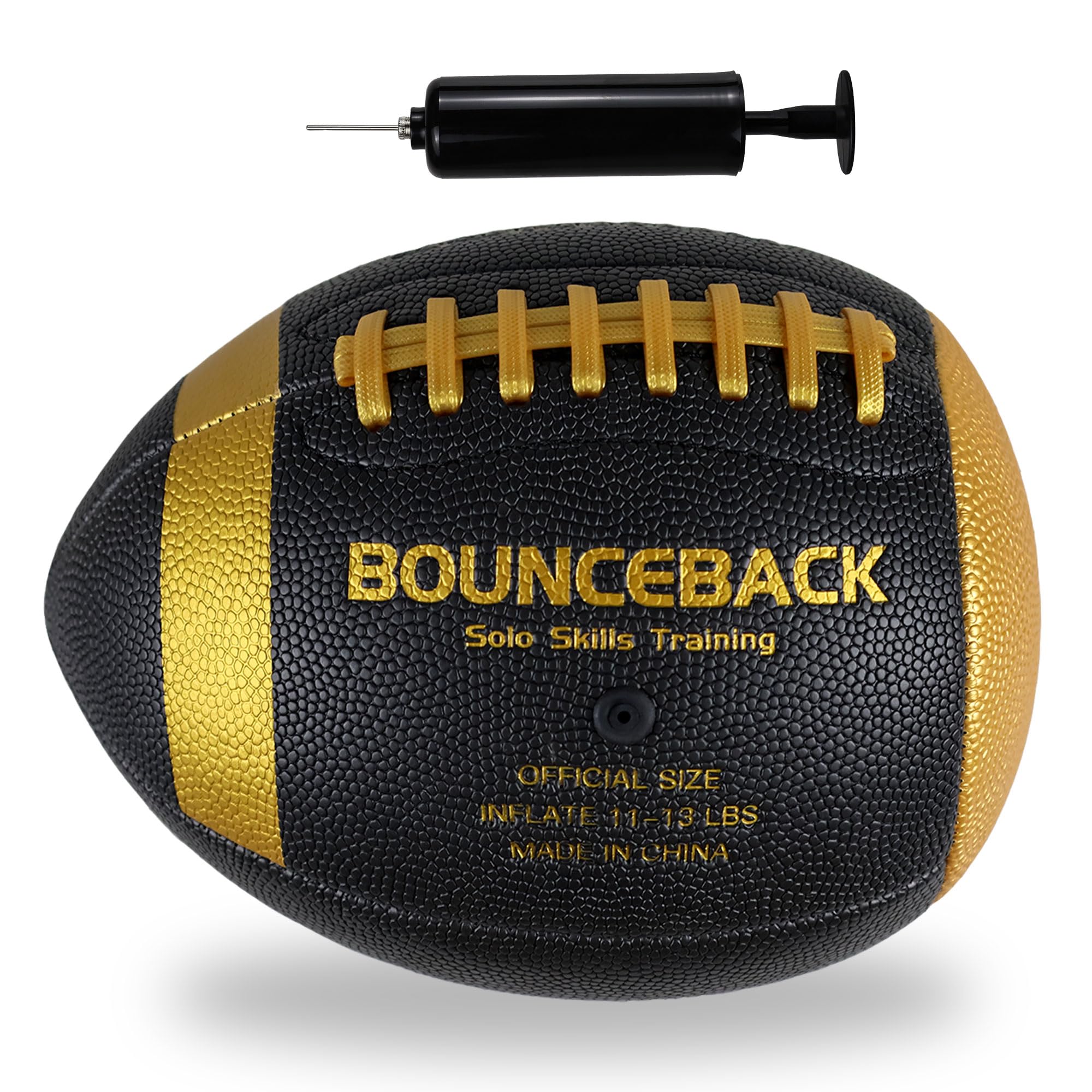 BOUNCEBACK front view official size 9 showing realistic game-style profile and training benefit