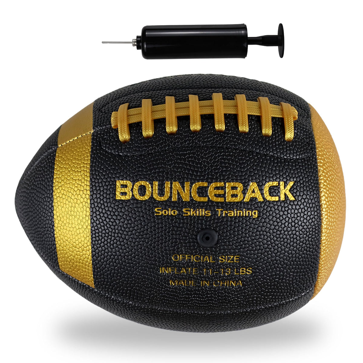 BOUNCEBACK front view official size 9 showing realistic game-style profile and training benefit