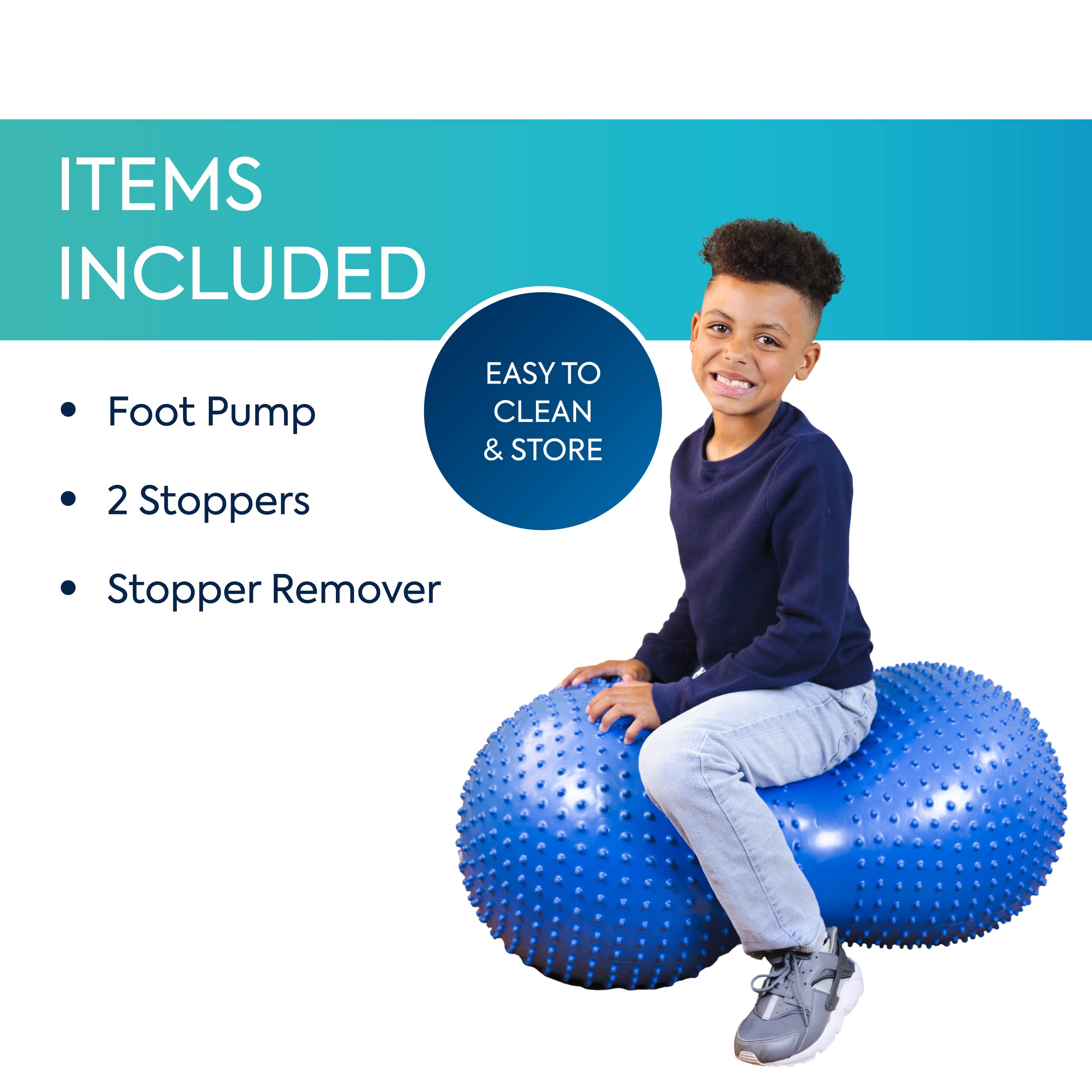 BouncyBand used in home study to support core engagement and calm