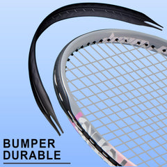 bo'weiqi close-up of strings and aluminum frame highlighting durable stringing benefit