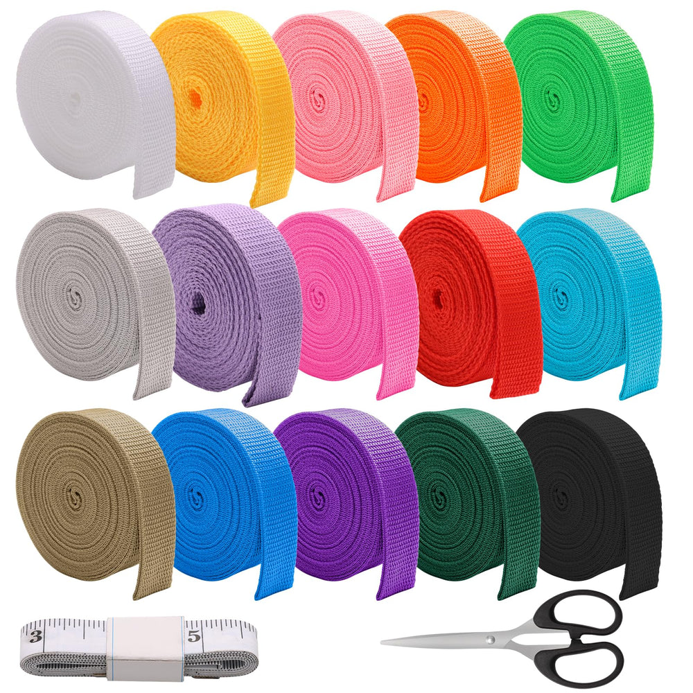 Boyistar front view of 15-roll webbing pack with tools, shows ready-to-use kit benefit
