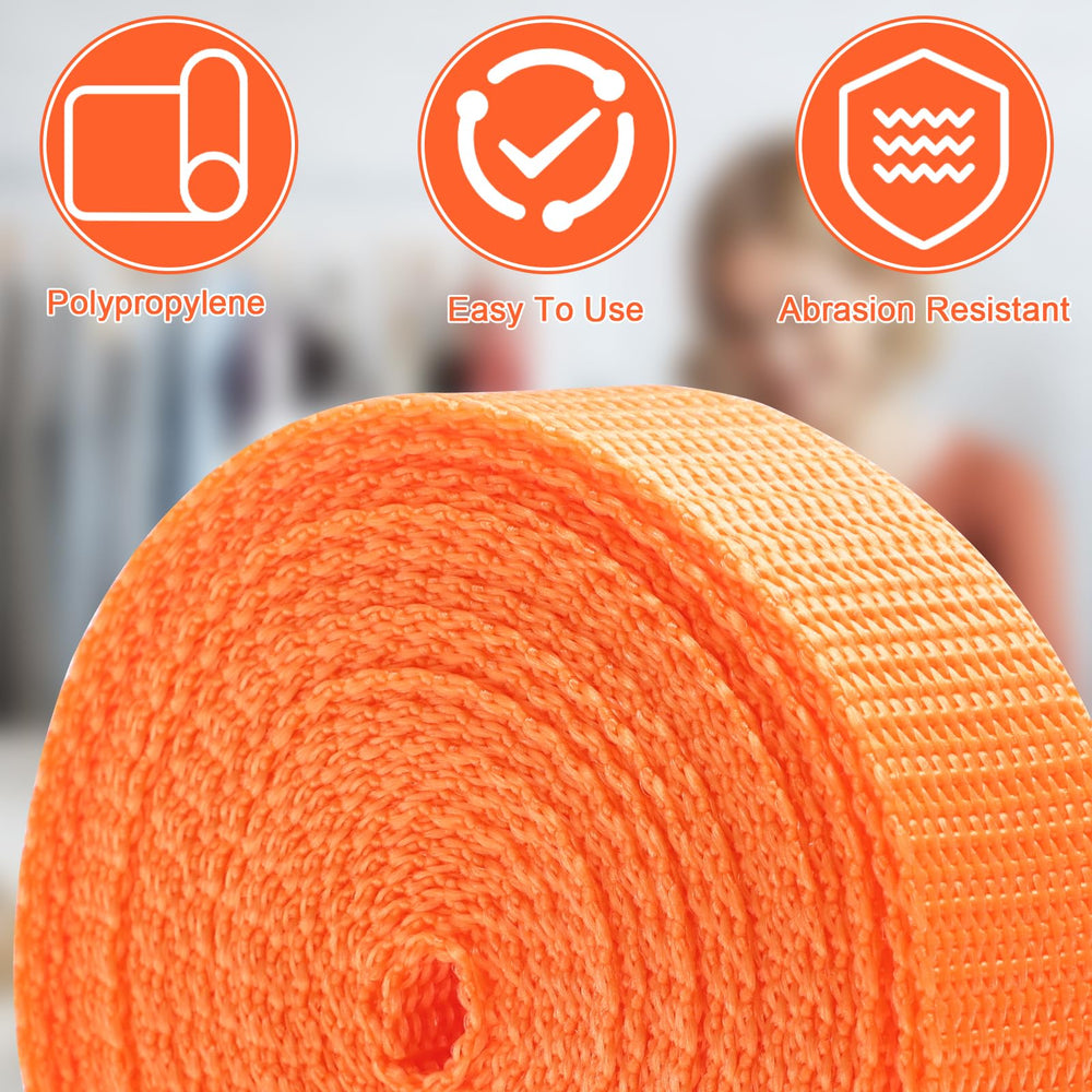 Boyistar webbing fitted as a backpack strap, illustrates strong comfortable strap replacement