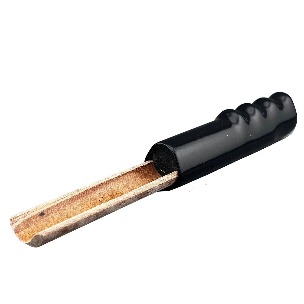 Brampton Uneekscraper front view showing ergonomic handle and compact design for faster regripping