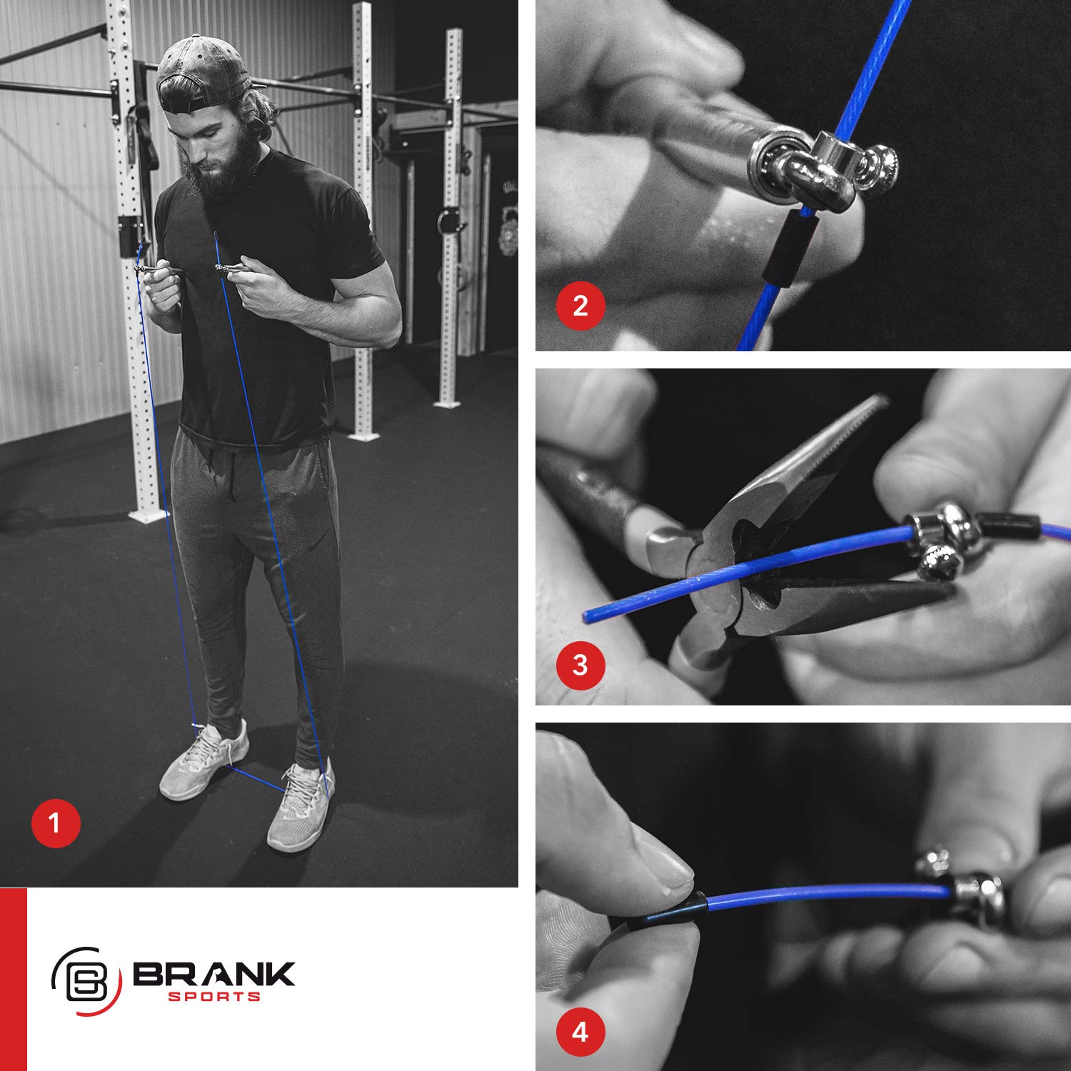 BRANK SPORTS length adjustment demo showing quick personalization for height