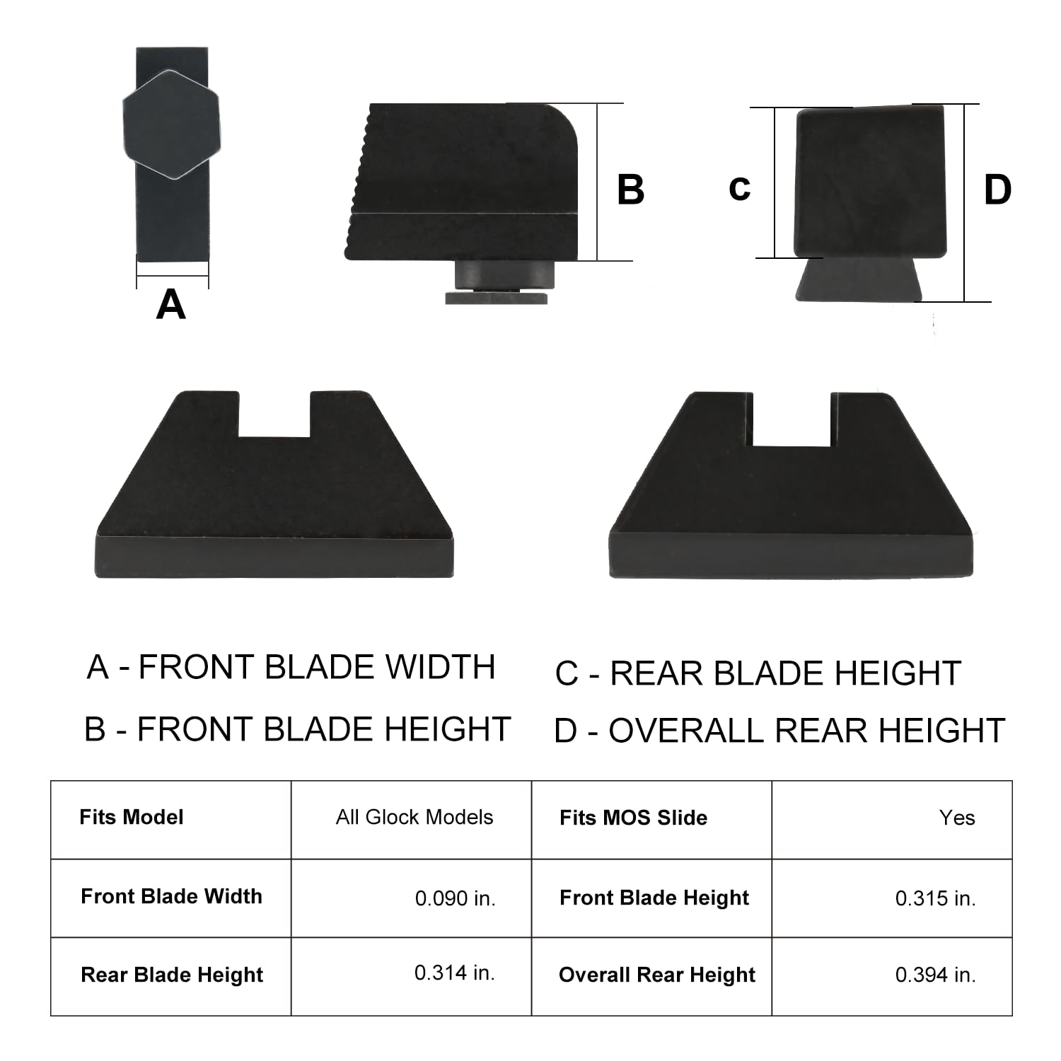 Brass Hunter sights co-witnessing with red dot illustrating backup reliability benefit