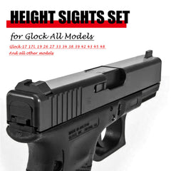 Brass Hunter rear sight closeup showing flat black notch for precise alignment benefit