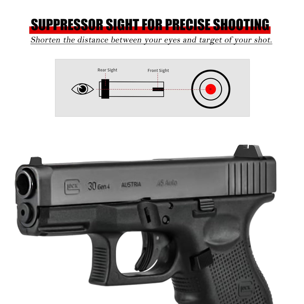 Brass Hunter serration texture detail reducing glare for improved sight picture benefit