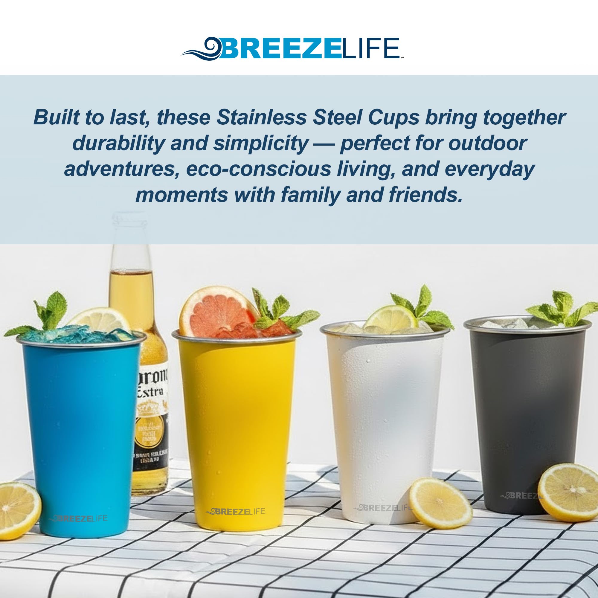 Breeze Life tumblers inside travel pouch showing organized transport and protection