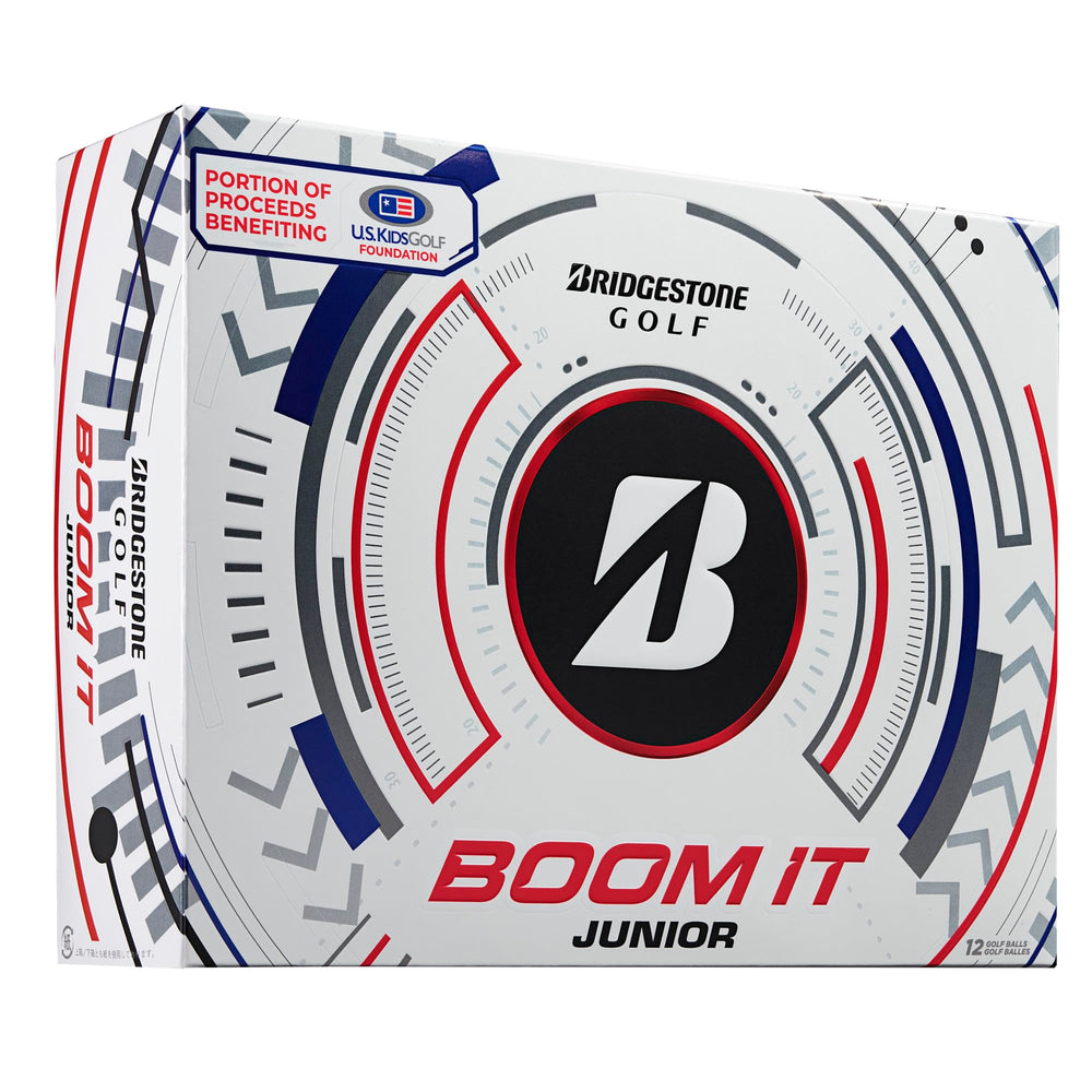 Bridgestone Boom It Jr alignment mark detail helping juniors aim and build consistency