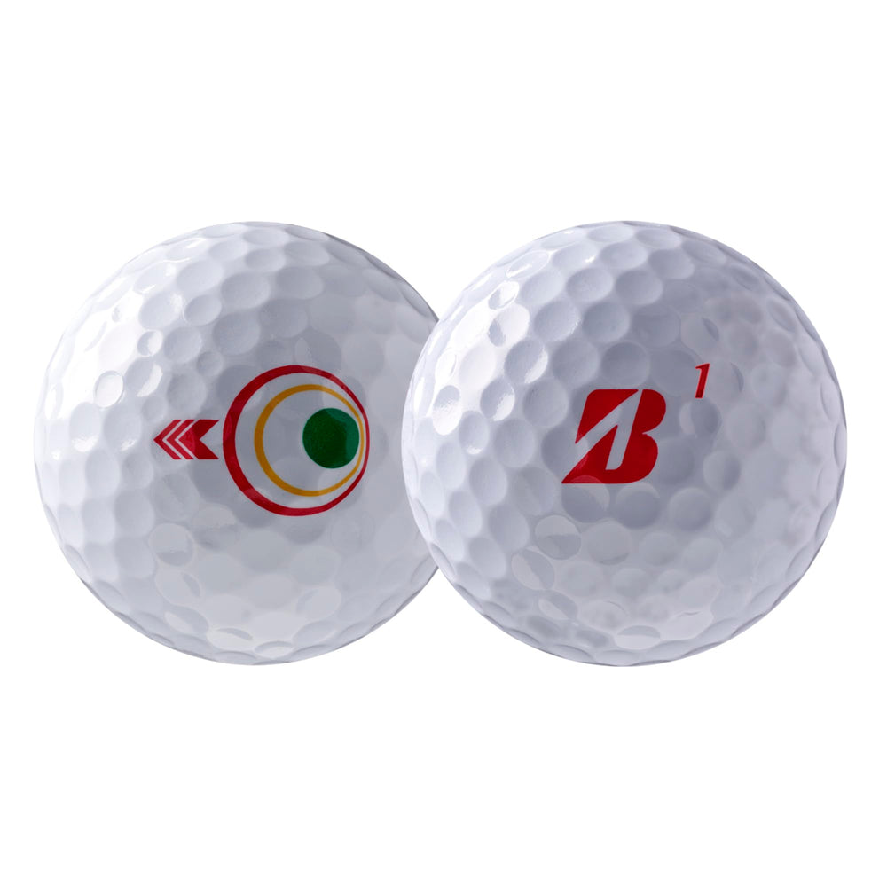 Bridgestone Boom It Jr on course with child golfer showing confidence and practice