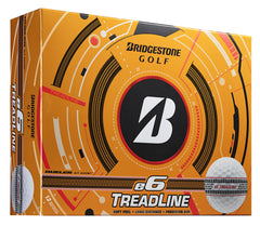 Bridgestone e6 Soft Treadline front packaging showing ball and logo for clear purchase info